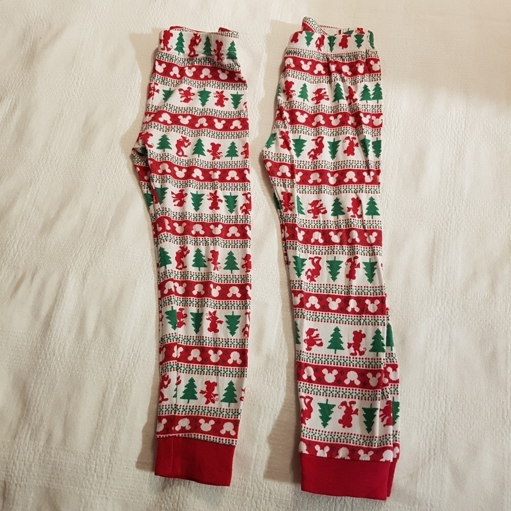 2 pairs of Mickey pj bottoms size 5